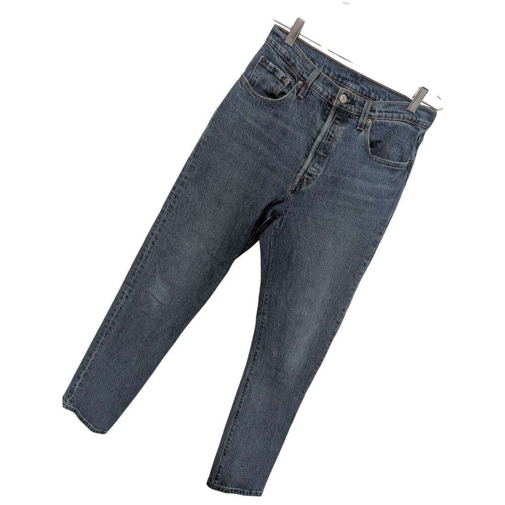 LEVI'S! LEVI STRAUSS BLUE DENIM, 5 POCKET CLASSIC BUTTON FLY 501 JEANS! 28X32, 6